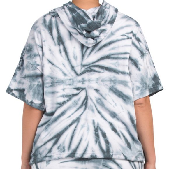 Te Verde Plus Tie Dye Short Sleeve Hoodie - Picture 2 of 7